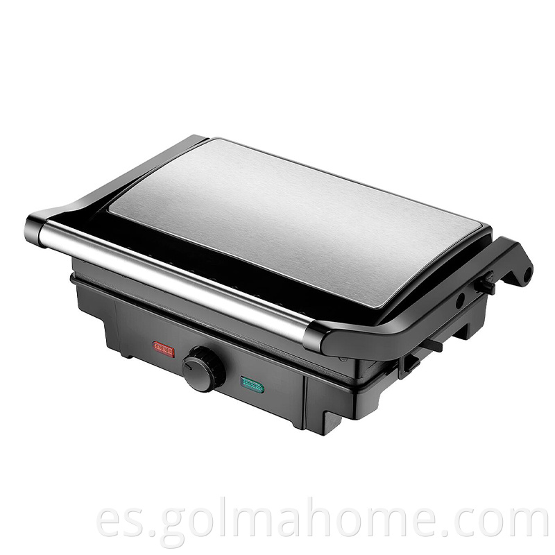 Barbacoa eléctrica Parrilla Cocina Cocina Appliance Grill 6/8 Snice Sandwich Maker Contacto Panini Press Grill